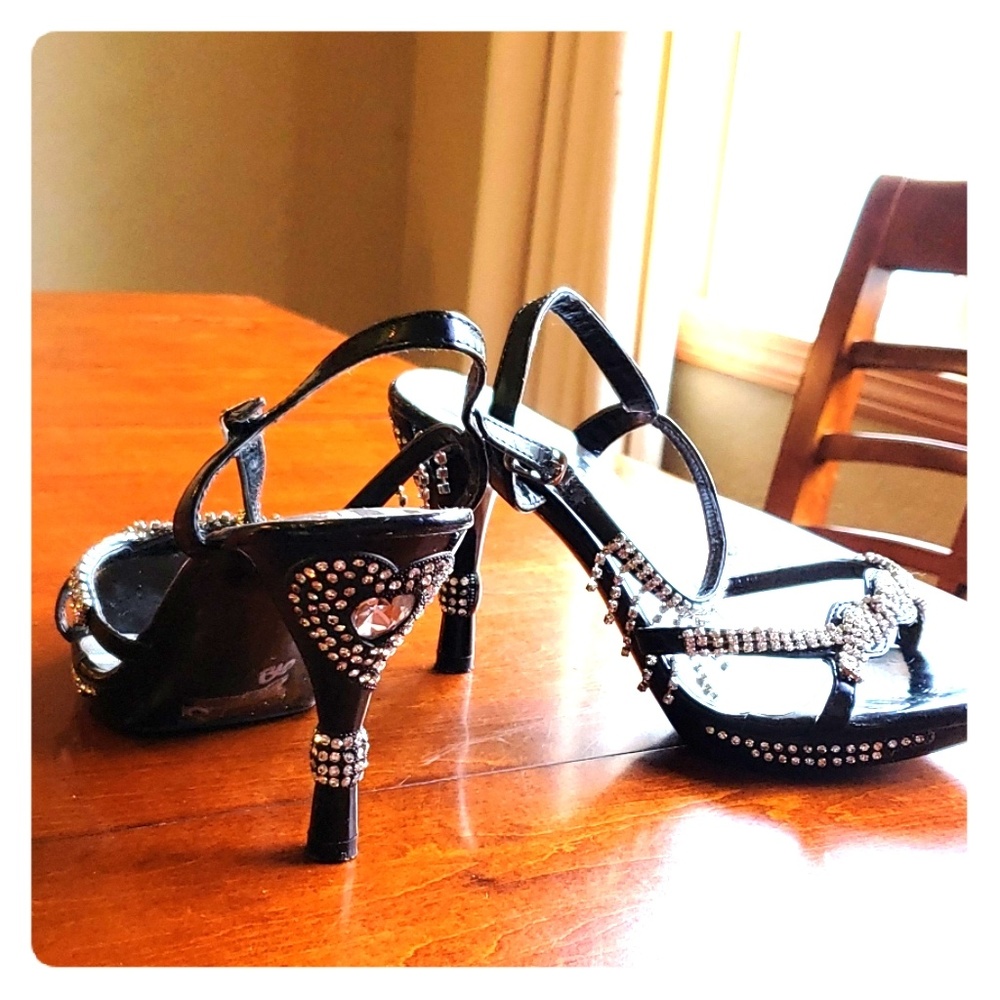 Bling dancing heels